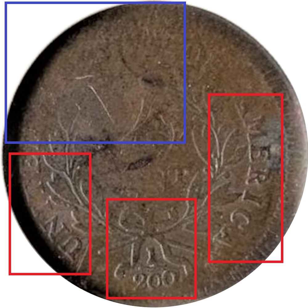 1795-1/2c-Liberty-Cap-Right-Half-Cent-Plain-Edge-No-Pole